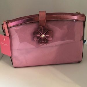 Kate Spade Double Compartment Pink Makeup Bag